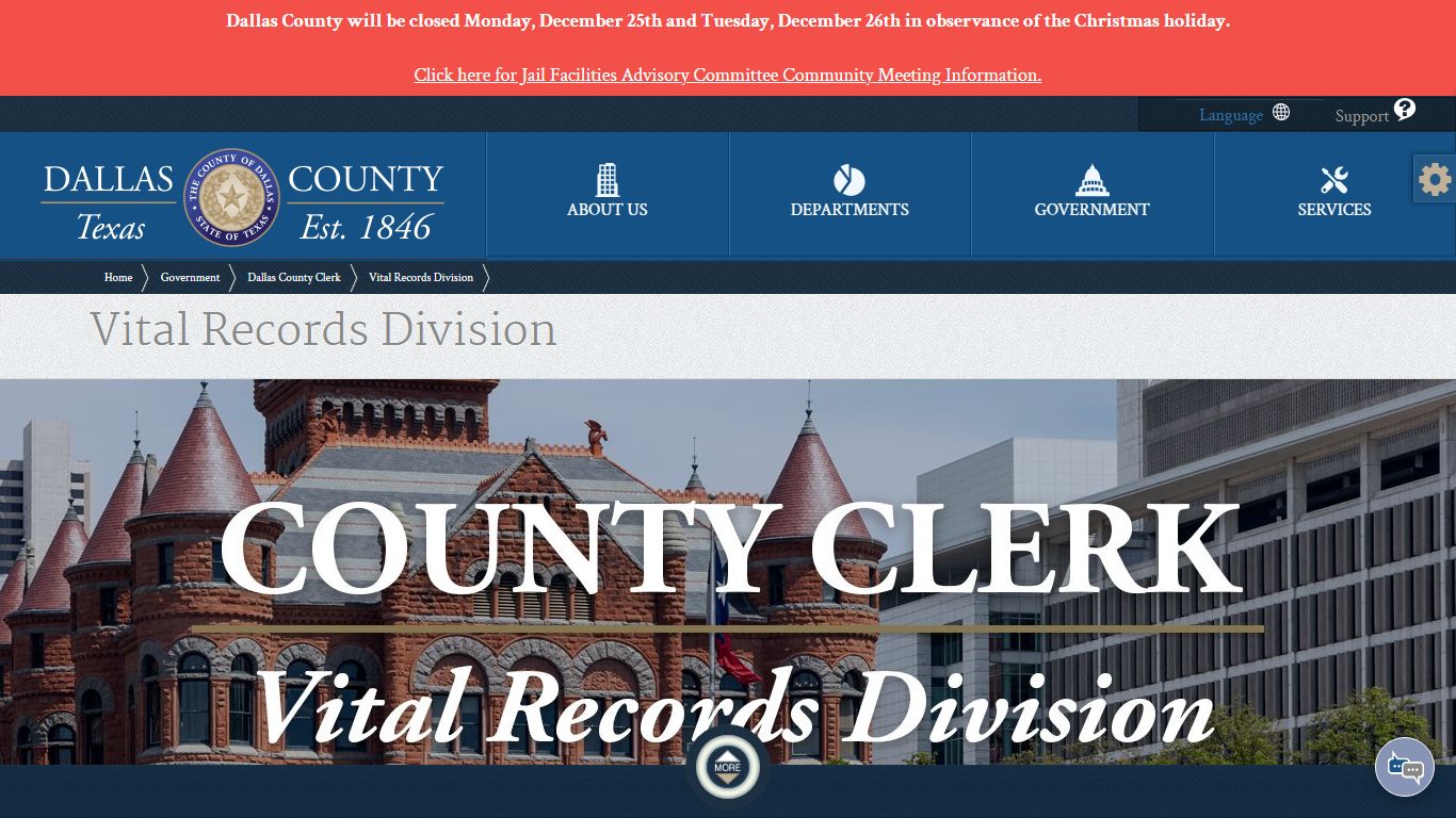 County Clerk | Vital Records Division - Birth Certificates - Dallas County